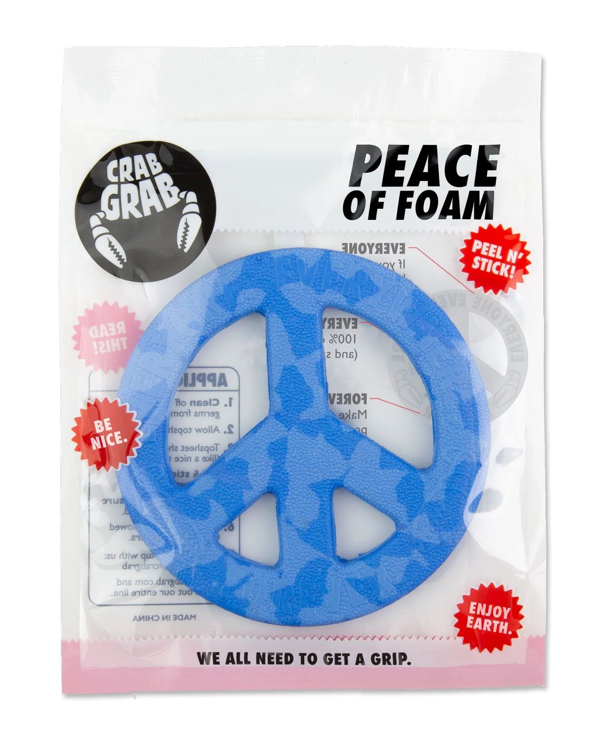 CRAB GRAB PEACE OF FOAM - BLUE SWIRL