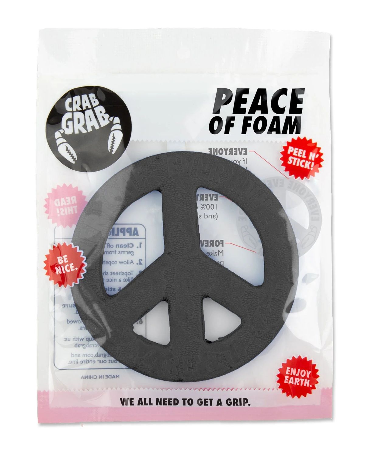 CRAB GRAB PEACE OF FOAM - BLACK