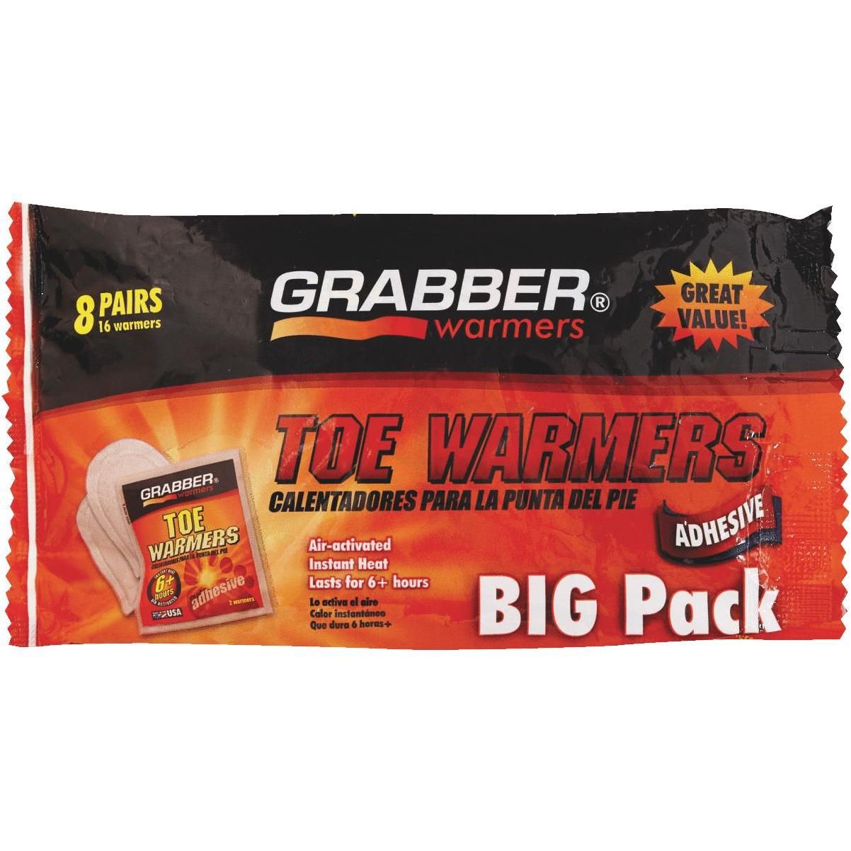 Grabber Toe warmer 8 Pack