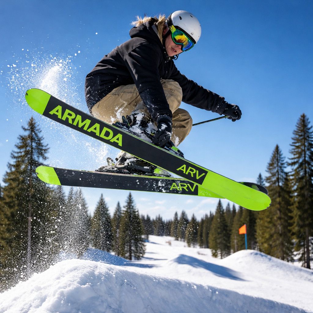 Jr Premium Twin Tip Ski Package - New (Prepay)