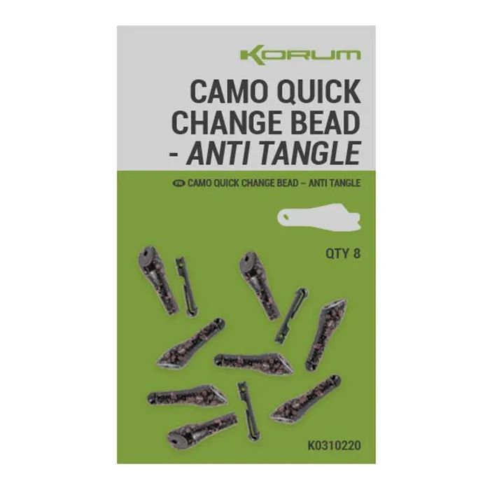 Korum Camo Quick Change Bead - Anti Tangle