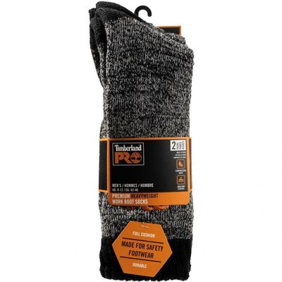 Timberland Pro Mens Premium Heavyweight 2 Pack Boot Socks