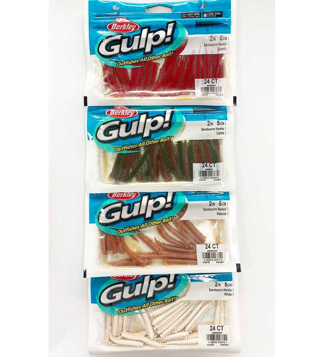 Berkley Gulp! Saltwater Sandworms LRF Lures