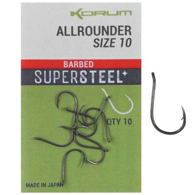 Korum Supersteel Allrounder Hooks