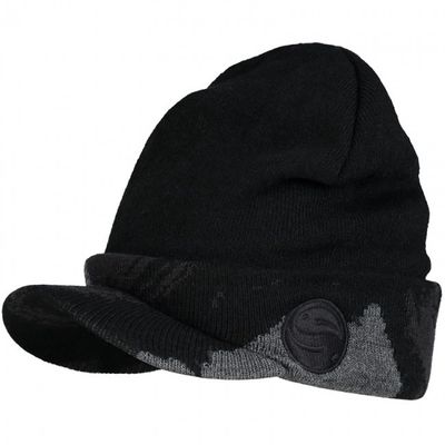 Guru Camo Black Peak Beanie