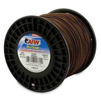 AFW 49 Strand 7x7 Stainless Steel Shark Leader Cable