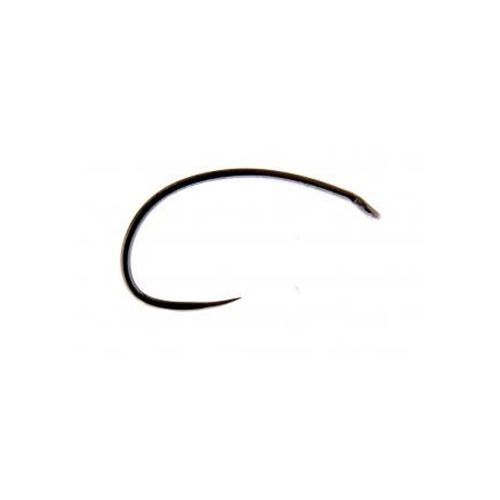 Fulling Mill 5065 Czech Nymph Barbless Black Nickel Fly Hooks
