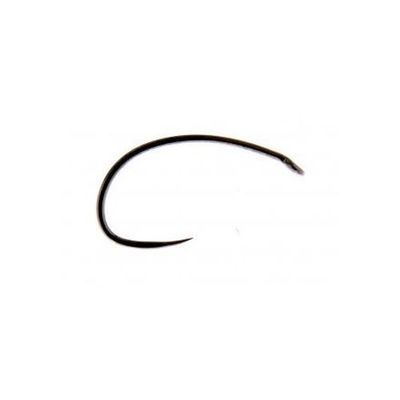 Fulling Mill 5065 Czech Nymph Barbless Black Nickel Fly Hooks