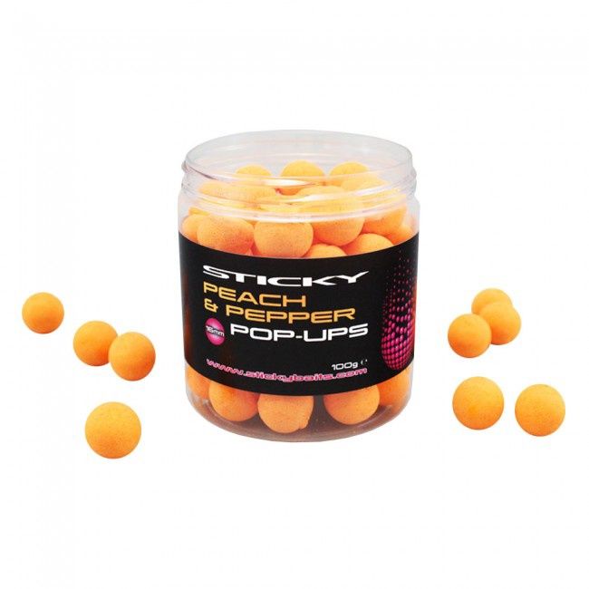Sticky Baits Peach &amp; Pepper Pop-Ups