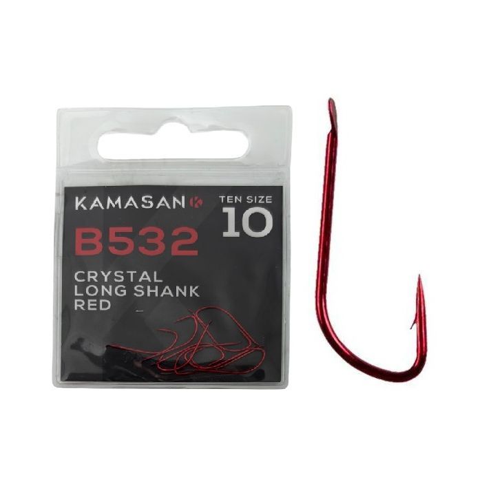 Kamasan B532 - Crystal Long Shank Red