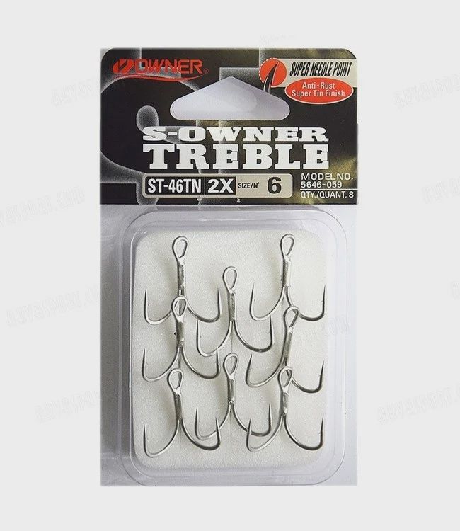 Owner ST-46-TN Treble Hooks