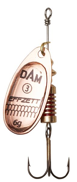 DAM Effzett Standard Spinner, Colour: Copper, Weight: 3g