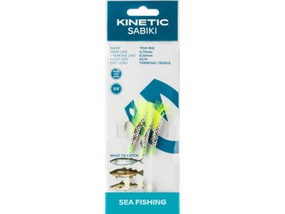 Kinetic Sabiki Trio Rig