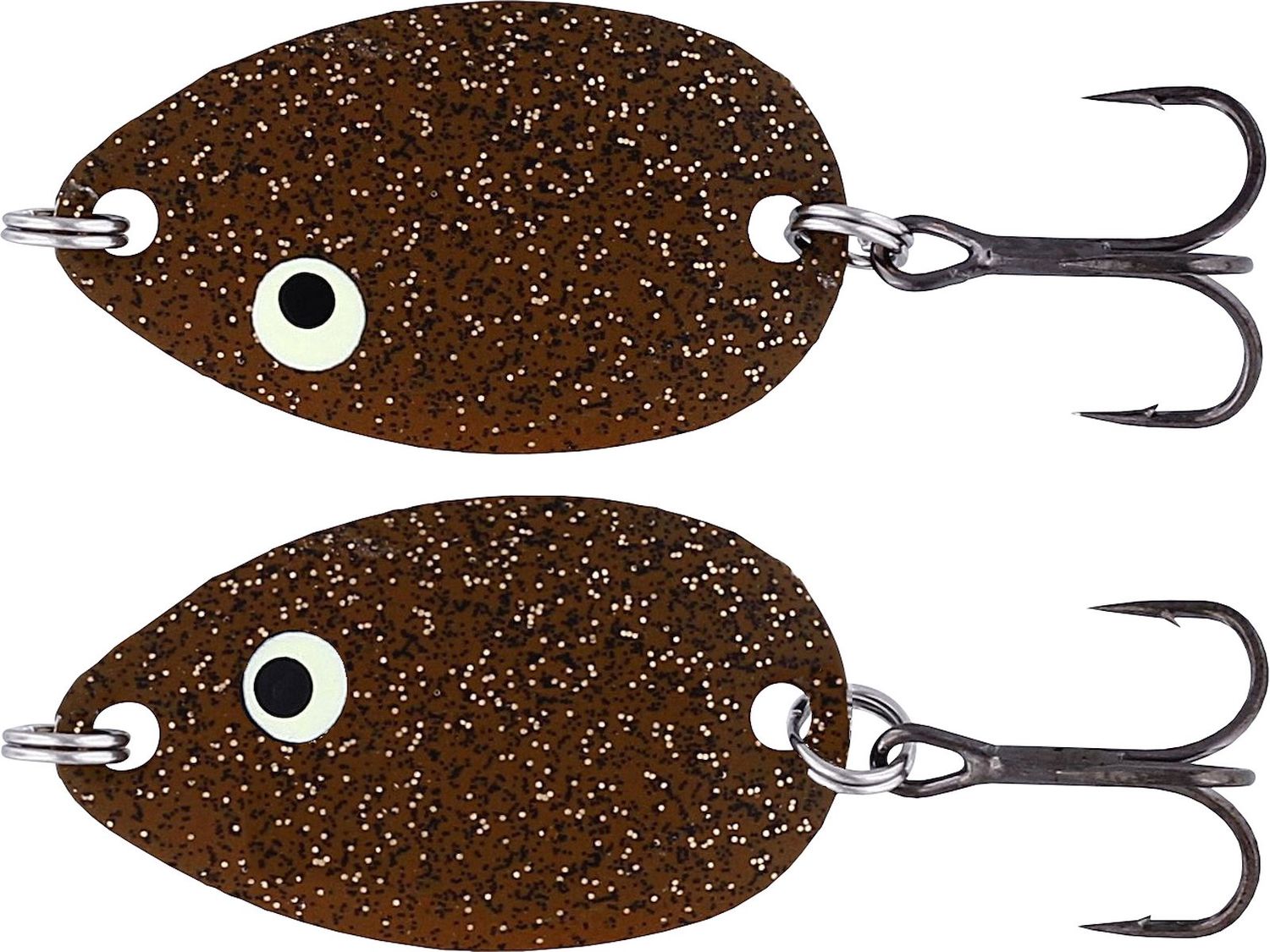 Fidusen Slim Trout Teaser Spoon, Colour: Brown Glow Pellet