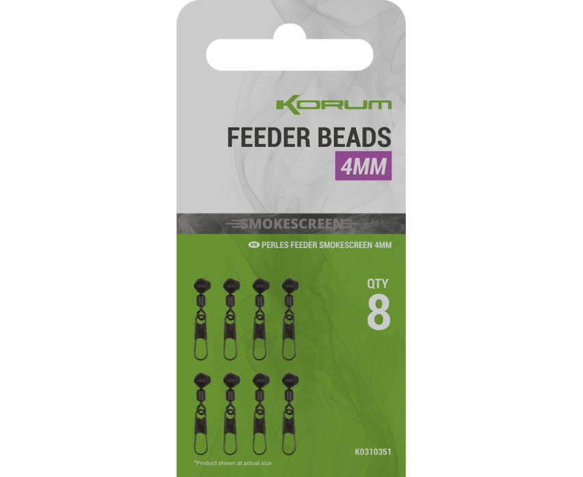 Korum Smokescreen Feeder Beads 4mm