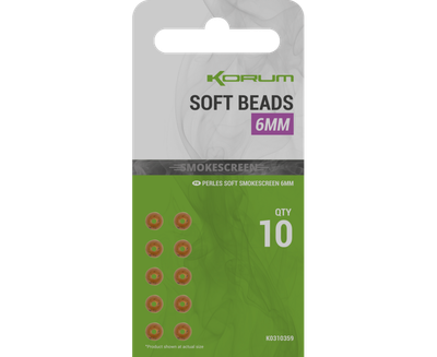 Korum Smokescreen Soft Beads 6mm