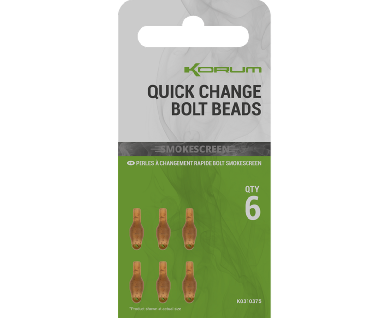 Korum Smokescreen Quick Change Bolt Beads
