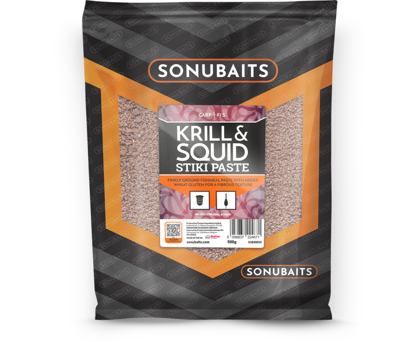 Sonubaits Stiki Paste 500g, Flavour: Krill &amp; Squid