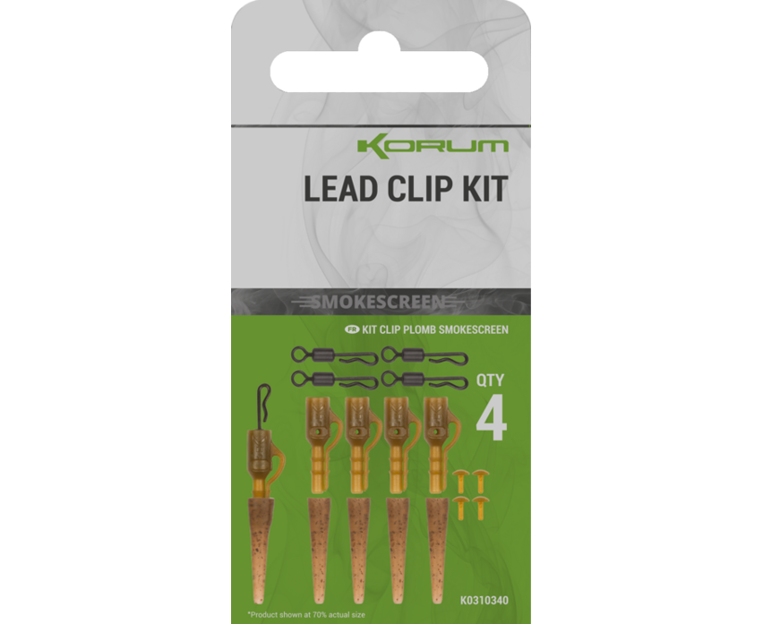 Korum Smokescreen Lead Clip Kit