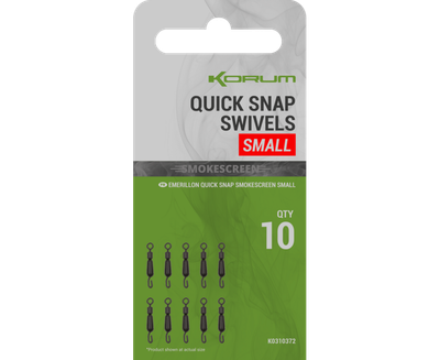 Korum Smokescreen Quick Snap Swivels