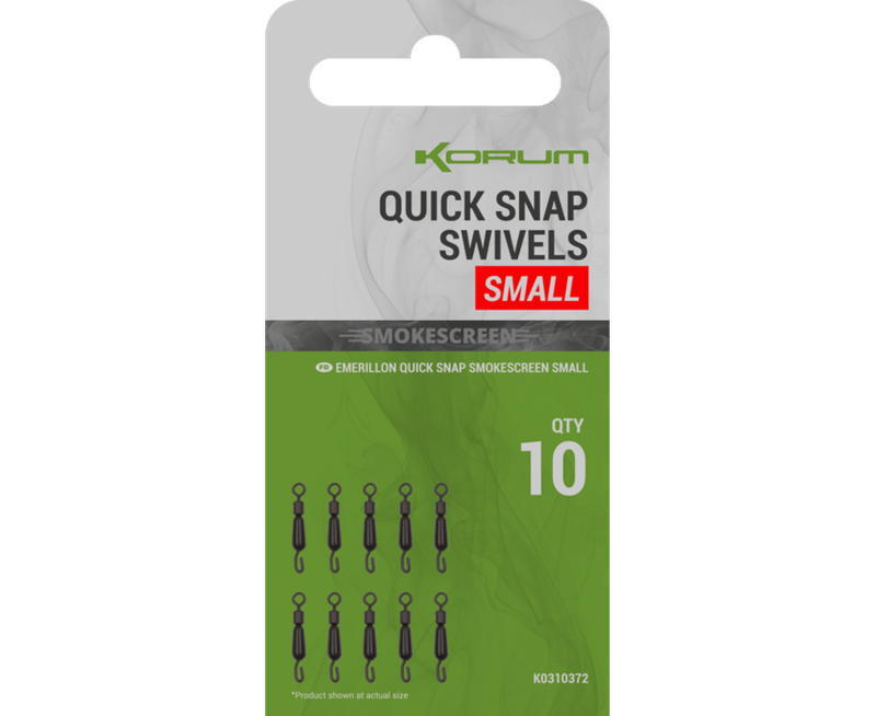Korum Smokescreen Quick Snap Swivels