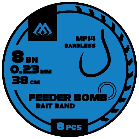 Mikado FB Rig - MF14 with Bait Band - Barbless