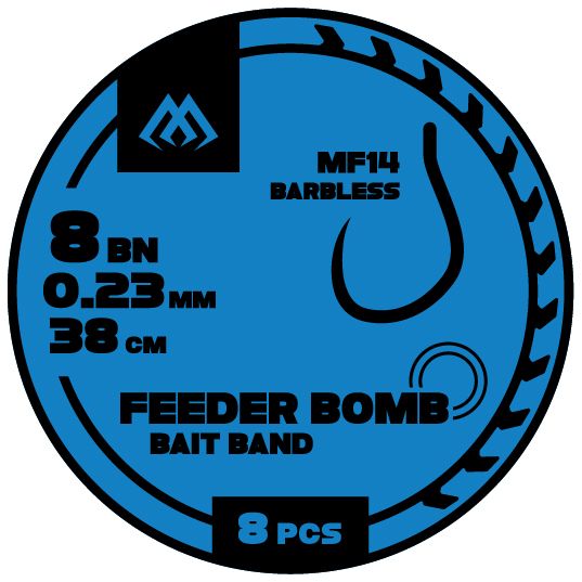 Mikado FB Rig - MF14 with Bait Band - Barbless
