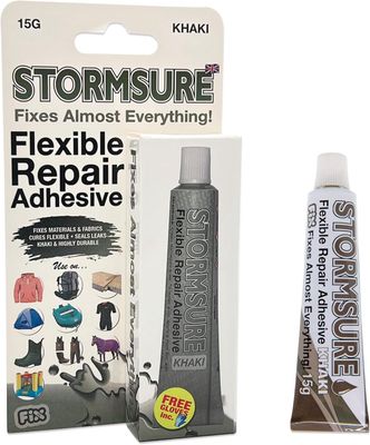 Stormsure Flexible Repair Adhesive - 15g Khaki