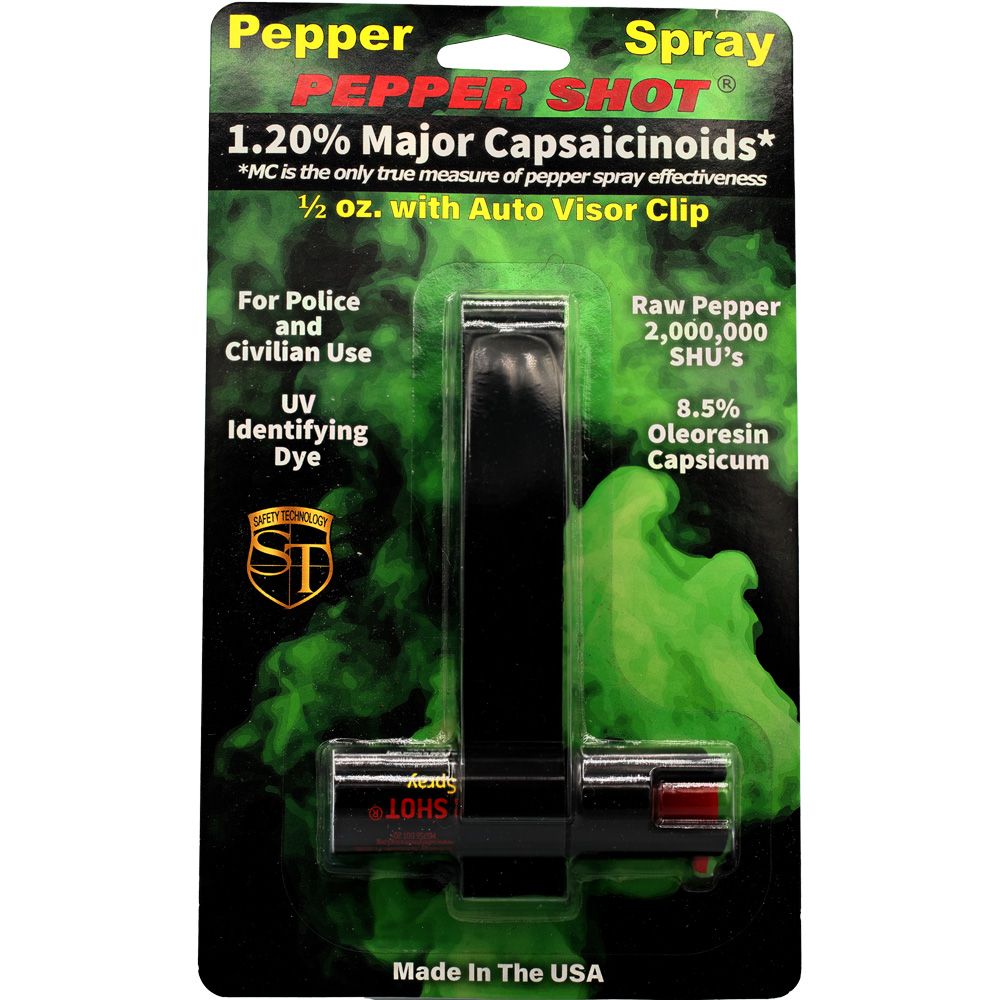 Pepper Spray for Sun Visor