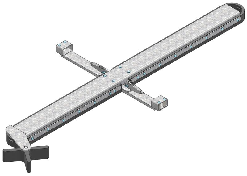 Slatted floor scraper