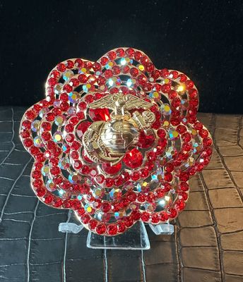 US Marines Statement Brooch