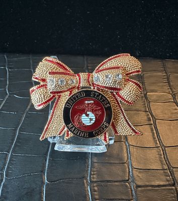 US Marines Bling Pin Brooch