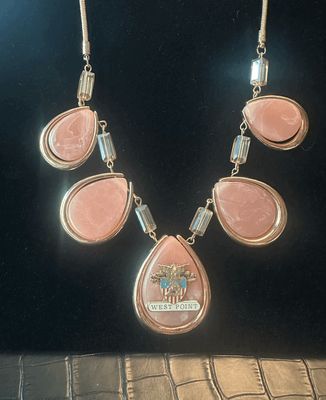 USMA West Point Pink Necklace