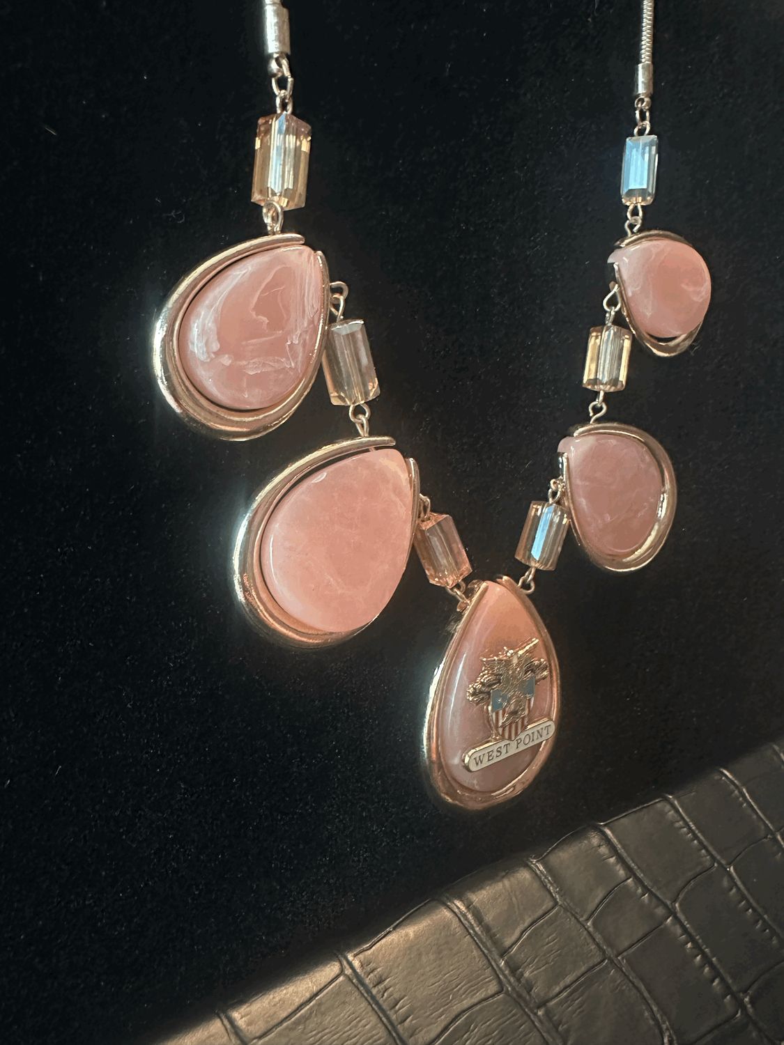 USMA West Point Pink Necklace