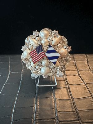 US Army 3rd Infantry Division Bling Pin Brooch