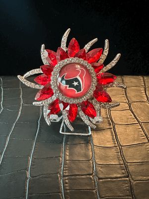 Houston Texans Bling Pin Brooch