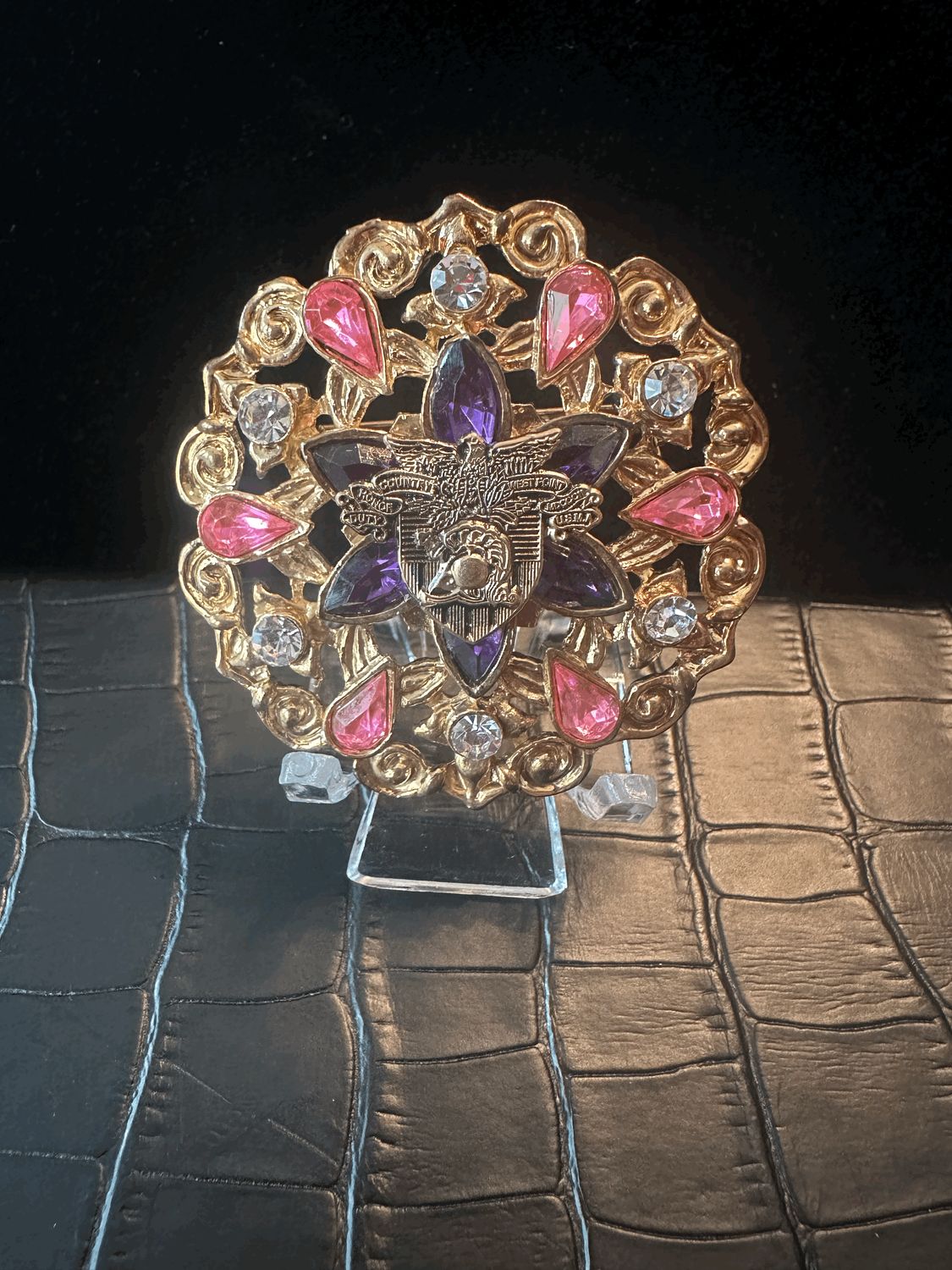 USMA West Point Bling Pin Brooch