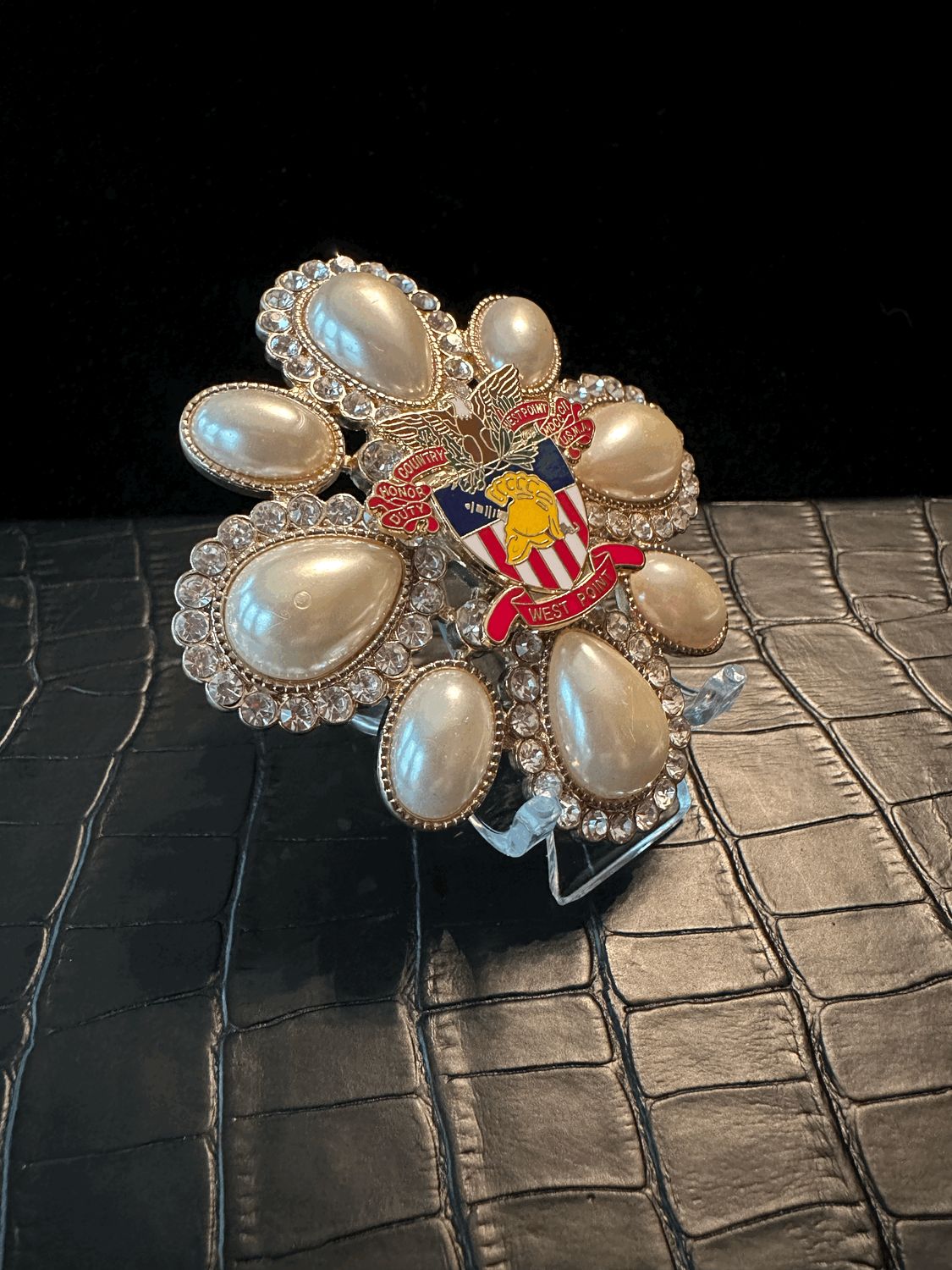 USMA West Point Bling Pin Brooch