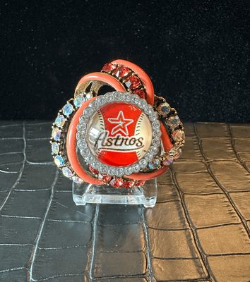 Houston Astros Bling Pin Brooch