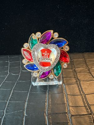 Houston Astros Bling Pin Brooch