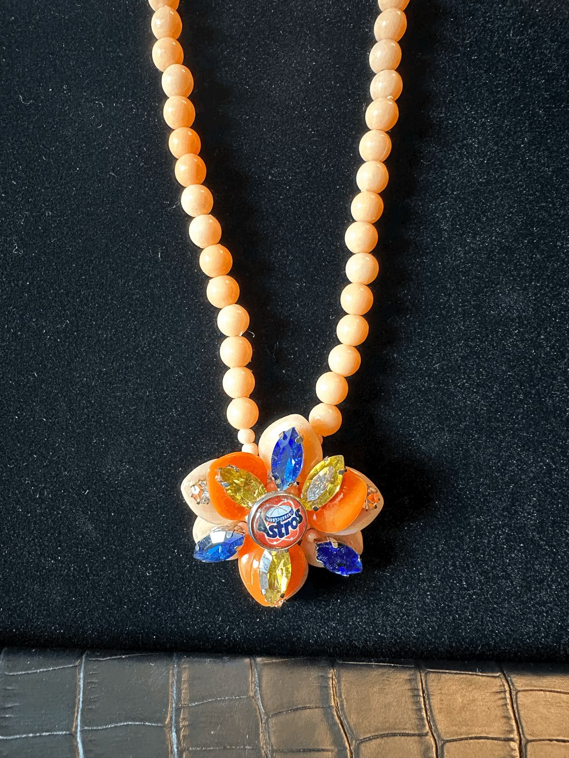 Houston Astros Bling Necklace