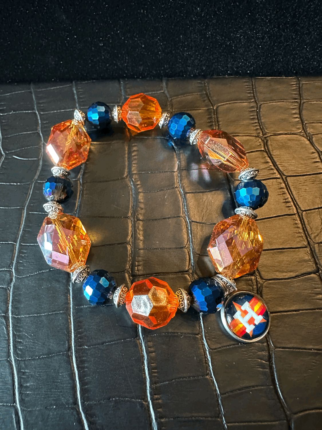 Houston Astros Bling Bracelet