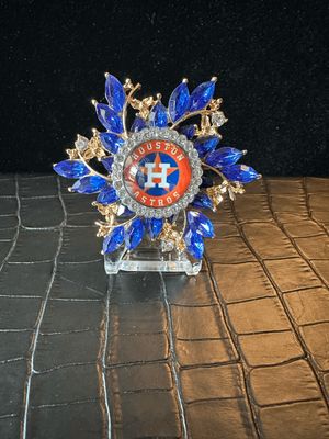 Houston Astros Bling Pin Brooch