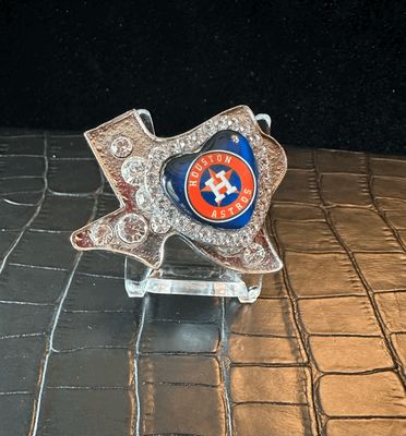Houston Astros Bling Pin Brooch