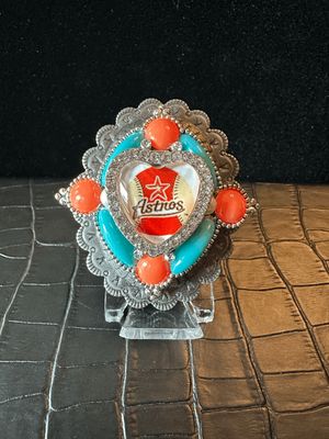 Houston Astros Bling Pin Brooch