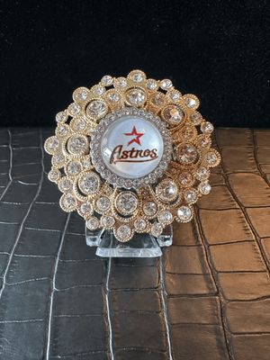 Houston Astros Bling Pin Brooch