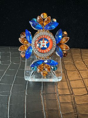 Houston Astros Bling Pin Brooch