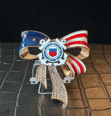 US Coast Guard Bling Pin Brooch