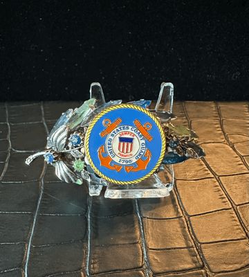 US Coast Guard Bling Pin Brooch