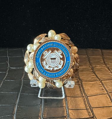 US Coast Guard Bling Pin Brooch
